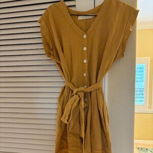 Mustard at Dawn Romper